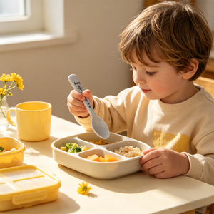 Bulk Sublimation Tableware Blanks for Kids DIY Customizable Knife with 6 Color Options Children Safety <b>Polymer</b> Spoon Fork Knife - Product Image 5