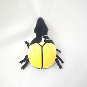 All'ingrosso 10cm Kawaii peluche coleotteri peluche peluche di piccole dimensioni farciti scarabeo giocattolo con portachiavi accessori portachiavi - Product Image 5