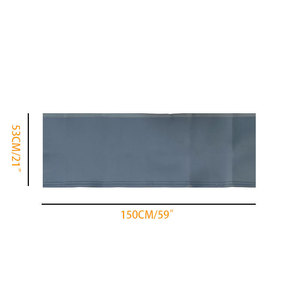 Housse de protection pour tuyau de climatiseur, en fibre de polyester grise, durable, pour l'échappement des climatiseurs portables, isolation thermique, anti-poussière - Product Image 5