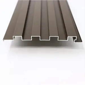 定制铝长墙板，木纹铝成型板，凹槽墙板，现代