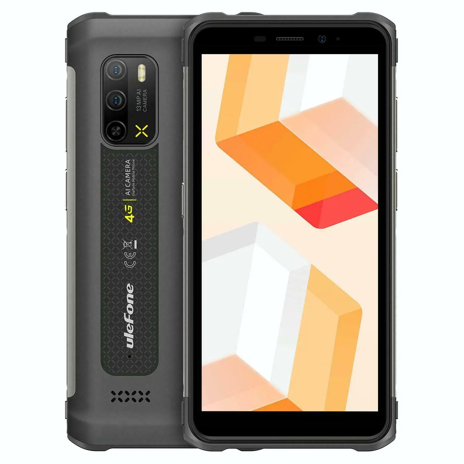 Globale Version Ulefone Armor X10 Quad-Core 5,45 Zoll 4GB RAM 32GB Android 11 Entsperrtes 4G NFC Handheld Industrial Rugged-Telefon