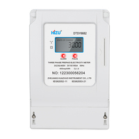 Compteur d'énergie triphasé anti-fraude avec prépaiement, protocole ModbusRTU/DLT_645-2007, 110-230V 50/60Hz, installation sur rail DIN 35mm