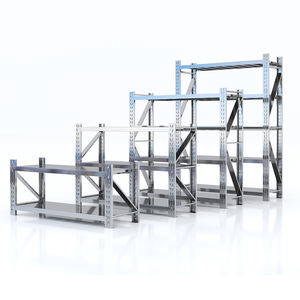 Étagère en acier inoxydable pour entrepôt Étagères de rangement multicouches à usage moyen standard - Product Image 5