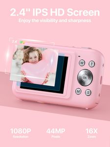 Easy-to-Use 48MP Auto <b>Digital</b> <b>Camera</b> With 2.4-Inch Display 1080P <b>Video</b> & Photos for Kids Daily Snapshots <b>Digital</b> Mini <b>Video</b> Came - Product Image 4
