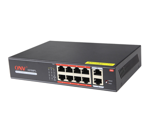 Commutateur PoE non standard 8 ports 100M et 2 ports Uplink RJ45 100M, commutateurs réseau 24V - Product Image 4