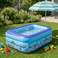 Piscine gonflable portable, grande piscine familiale pour adultes et enfants, pour jardin extérieur, fête d'été, vente en gros, directement de l'usine