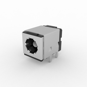 Connecteur XKB DC-042C-Z-2.5 Prise d'alimentation CC 2,5 mm à angle droit 10A 20V à traverser pour alimentation PCB conforme ROHS - Product Image 2