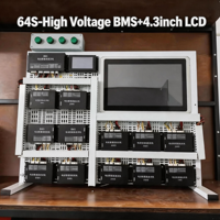 Sistema de Gestión de Baterías (BMS) Inteligente EC de Alto Voltaje 48S 256S 1000V 1000A Tipo Relé Maestro-Esclavo para Almacenamiento Solar Industrial