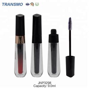 Tube de mascara vide en plastique de luxe, tube de mascara blanc, tube de mascara vide de 10 ml, flacon de mascara en verre foncé - Product Image 1