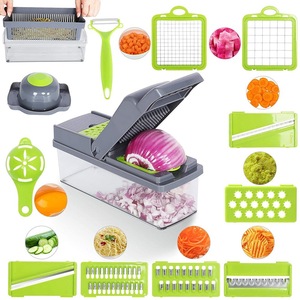 Cortador de Cebolla Multifuncional Manual 16 en 1, Rebanador de Frutas, Pelador de Papas, Picador de Verduras, Dropshipping - Product Image 2