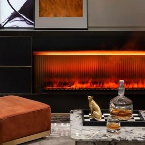 2025 Built-in 3D Decorative <strong>Fireplaces</strong> LED Flame Intelligent <strong>Mist</strong> Steel Water vapor <strong>Fireplace</strong> for Household Hotel Use English - Product Image 5