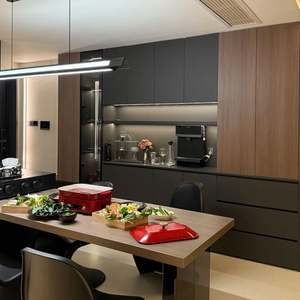 Meubles de maison modernes, armoires de rangement en bois fixes pour la salle à manger, pour la décoration de la maison - Product Image 1