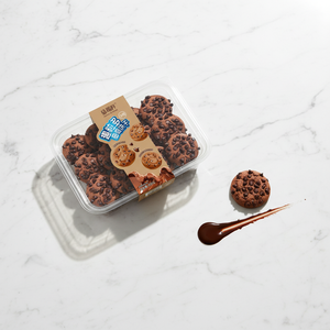 <span class=keywords><strong>Mini</strong></span> biscuits aux pépites de chocolat double saveur 260g, gaufrettes croustillantes au goût sucré, emballés en boîte, biscuits aux pépites de chocolat double - Product Image 1