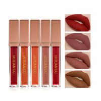 En stock, Vente en gros transfrontalière de Gloss à lèvres liquide, Baume à lèvres peel-off, Gloss à lèvres velours mat MEILIANKAI, Non-transfert sur la tasse, OEM