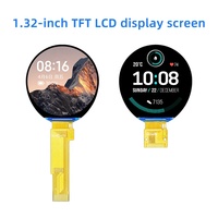 1,32 Zoll 128x128 IPS Full-Angle TFT LCD-Module GC9106 Bildschirm 12-Pin 15-Pin SPI 16,7M Farben 300cd/m² Helligkeit QTSS