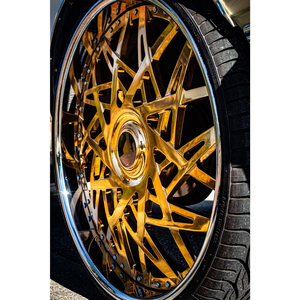 Jantes de voiture SJ 6x5.5 22 26 pouces, roues forgées 24 pouces 6x139.7 avec volant pour <span class=keywords><strong>Ferrari</strong></span> 812 Superfast <span class=keywords><strong>Pagani</strong></span> Huayra - Product Image 4