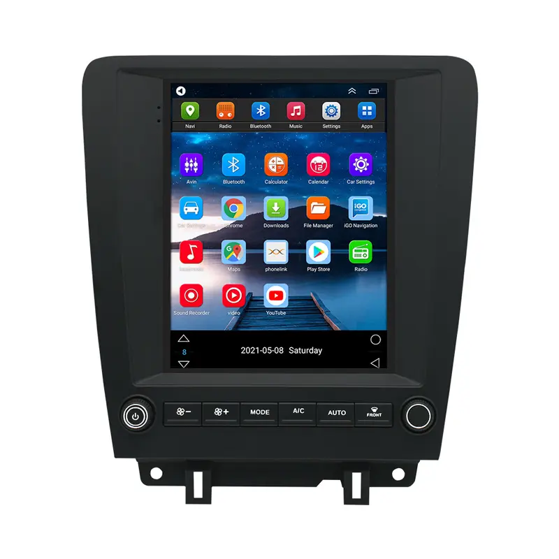 Hot Sale 9.7 ''Bildschirm Android Autoradio DVD MP5 Player GPS Navigation Auto Multimedia Player für Ford Mustang 2010-2014