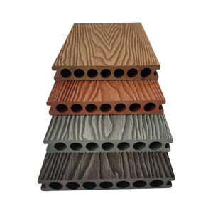 Panneau de terrasse en WPC co-extrudé pour extérieur, écologique européen, imperméable, à clic, grain de <span class=keywords><strong>bois</strong></span> carré, antidérapant, composite pour patio et <span class=keywords><strong>piscine</strong></span> - Product Image 4