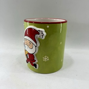 Handpainted seramik kabartmalı noel baba mutfak aleti tutucu - Product Image 2