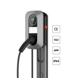 Wolun High Waterproof IP55 Fast EV Charger 32A 16A 22kw Wallbox Smart WIFI App Ev Car Charger Type2 With Cable