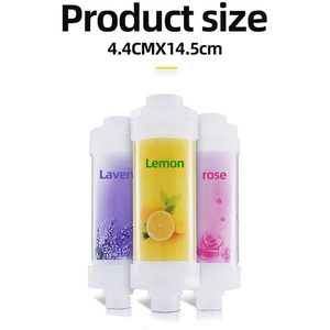 แผ่นกรองน้ำลาเวนเดอร์วิตามินซีเพื่อผิวสัมผัสนุ่มน้ำมันหอมระเหยกำจัดคลอรีนและฟลูออไรด์ได้ง่าย - Product Image 2