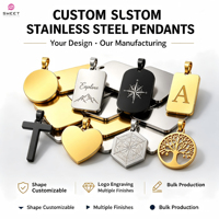 Bijoux en acier inoxydable sur mesure 316L, fabrication OEM ODM, collier, bague, bracelet, placage PVD, logo personnalisé, fabricant en gros