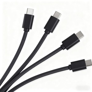 Répartiteur USB 20 cm, 4x câbles de charge USB C |   Chargez 4 appareils en même temps |   Design de nouilles plates | 2A Noir/Blanc OEM accepté - Product Image 5