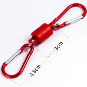1 pièce, support <span class=keywords><strong>de</strong></span> <span class=keywords><strong>filet</strong></span> <span class=keywords><strong>de</strong></span> pêche à la mouche multifonctionnel pour l'extérieur, avec boucle magnétique et libération magnétique, robuste, pour câble <span class=keywords><strong>de</strong></span> traction, capacité 4KG - Product Image 1