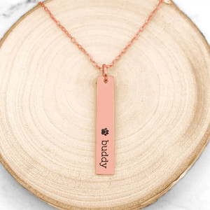 Di famiglia personalizzato amore gioielli <span class=keywords><strong>in</strong></span> oro placcato <span class=keywords><strong>in</strong></span> <span class=keywords><strong>argento</strong></span> sterling <span class=keywords><strong>925</strong></span> verticale bar <span class=keywords><strong>collana</strong></span> <span class=keywords><strong>con</strong></span> i bambini <span class=keywords><strong>nome</strong></span> - Product Image 6