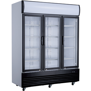 Réfrigérateur vitrine de boissons à trois portes en verre de supermarché réfrigérateur <span class=keywords><strong>congélateur</strong></span> à bière commercial - Product Image 4