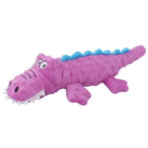 Nuovo arrivo durevole coccodrillo peluche giocattolo da masticare giocattolo cigolante per cani di grossa taglia - Product Image 4