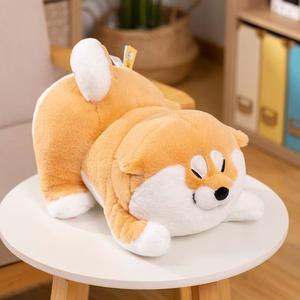 Custom Shiba Inu Dog <b>Stuffed</b> Animal Plush Toy Soft Toddler Doll with PP Filling Kids Gift-Sleeping Shiba Inu <b>Pillow</b> - Product Image 4