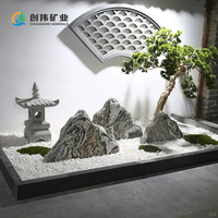 Décoration de cour moderne, galets blancs, pierres blanches, graviers blancs naturels en vente