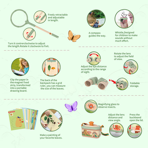 Jouets d'aventure en plein air en plastique pour enfants, ensembles de capture d'insectes, kits éducatifs sur la nature sauvage pour enfants - Product Image 4