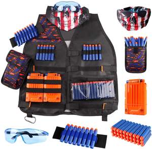 Kit de Chaleco Táctico para Niños para Entrenamiento al Aire Libre, Venta al por Mayor para Pistolas Nerf, Serie Elite - Product Image 1
