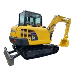 เครื่องขุดมือสอง Komatsu PC56 5ตัน6ตันสำหรับการก่อสร้างญี่ปุ่นมีในสต็อกพร้อม epa/ce - Product Image 1