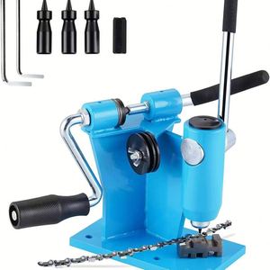 Máquina remachadora y desenlazadora de cadenas para piezas de motosierra y herramientas de jardín - Product Image 4