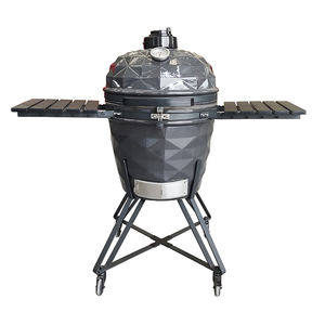 Pemanggang <span class=keywords><strong>Kamado</strong></span> Keramik Berlian Hijau Ukuran Besar Baru dengan Engsel Lunak Baru - Product Image 1