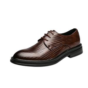 Nuevos Zapatos Oxford de Cuero para Hombre, Estilo Británico Casual de Lujo, Hechos a Mano, Impermeables, Color Verde Perenne, Cerrados, Sin Cordones, Formales, para Boda u Oficina - Product Image 1
