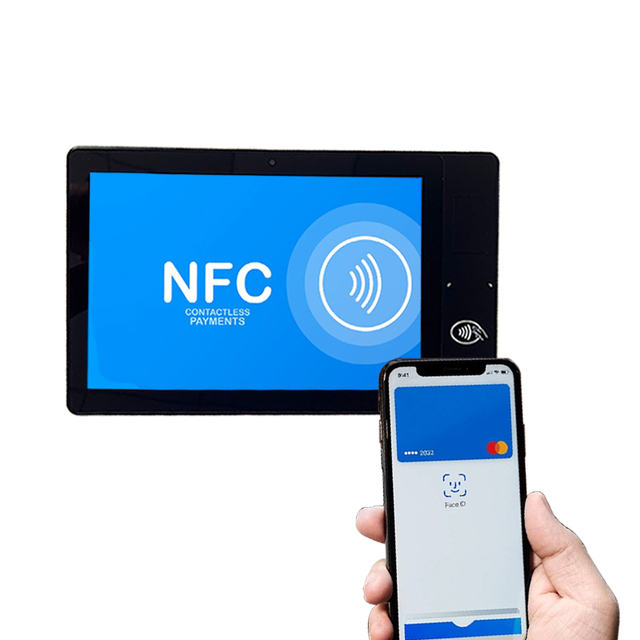 New Arrival Android Front NFC Pos Terminal Restaurant Odering Tablet POS Cash Register Epos System with RFID Reader