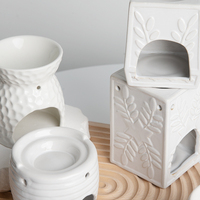 Décoration élégante, cadeau, diffuseur de parfum, chauffe-cire en céramique pour bougies chauffe-plat, brûleur d'huiles essentielles parfumées
