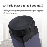 Pieds de support réglables en fer pour cadre de lit à lattes en T, style moderne et minimaliste, accessoires