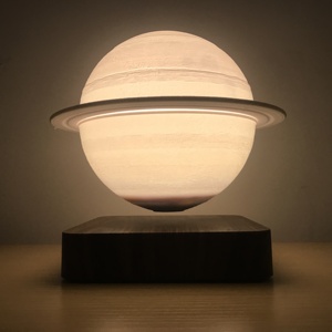 HCNT <span class=keywords><strong>precio</strong></span> de fábrica impresión 3D regalo personalizado levitación magnética luz nocturna de Saturno - Product Image 1