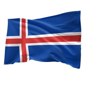 High Quality Custom 3x5 Pennant <b>Flags</b> of All Countries Including Icelandic Made of Cloth with Custom Logo Factory Prices - Product Image 1