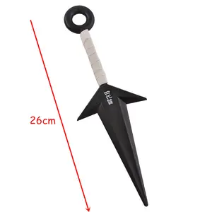 26Cm Anime Konoha Ninja Kakashi Cosplay Mes Wapens Kunai Yondaime Hokage Props Voor Speelgoed