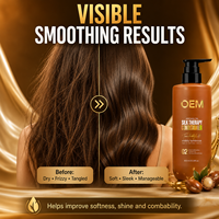 Fabricante de Servicio Integral OEM ODM, Acondicionador de Aceite de Argán Reparador para Cabello Seco, Enredado y Encrespado