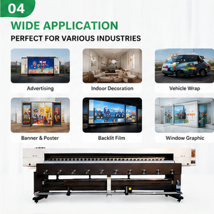 <span class=keywords><strong>Imprimante</strong></span> éco-solvant grand format rouleau à rouleau 3.2 avec têtes d'impression XP600 I3200 pour autocollants publicitaires, bannières et conception graphique. - Product Image 3