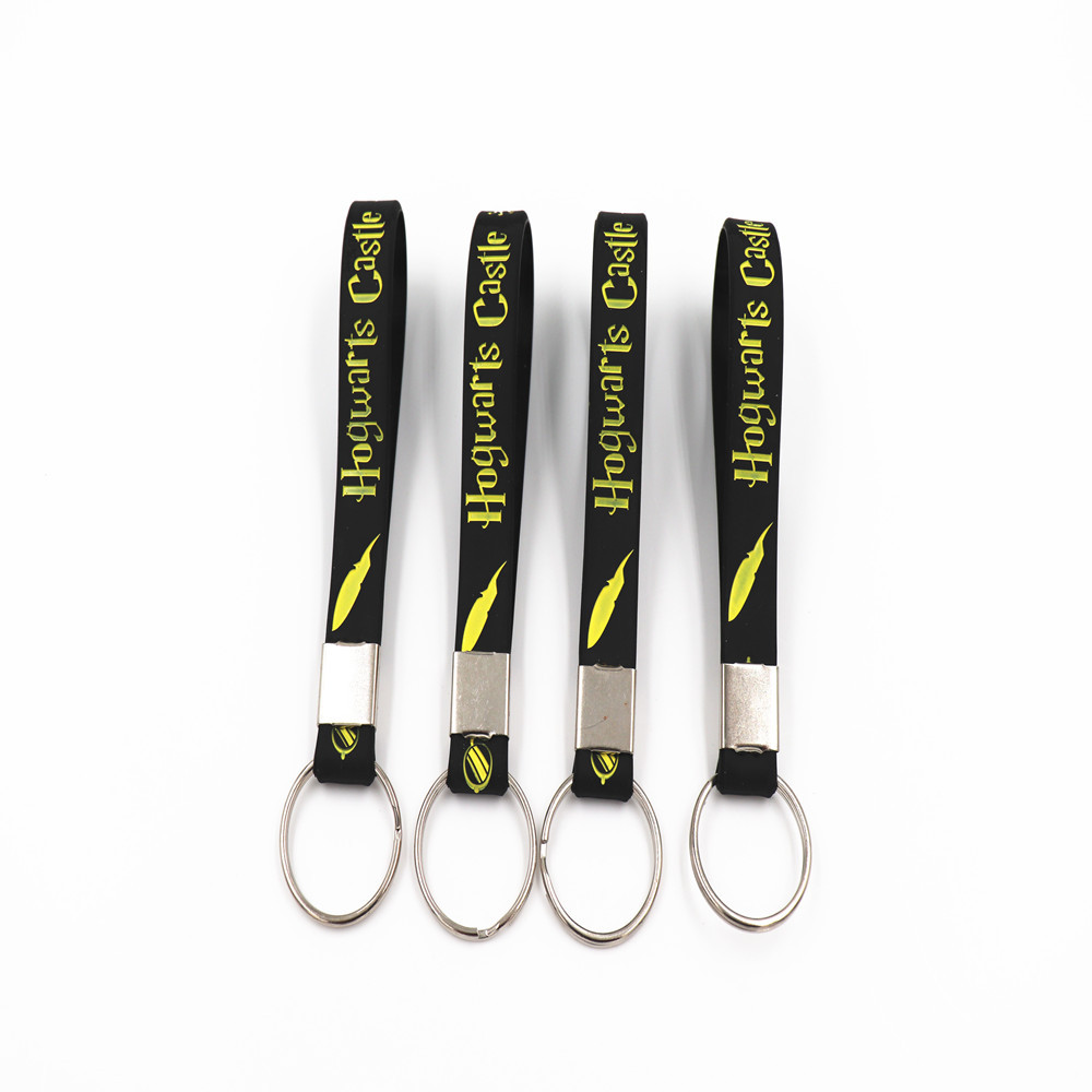 Wholesale JRJ High Quality Eco-friendly Waterproof Durable Breathable Adjustable Double-Sided Printed Silicone Lanyards Image 2