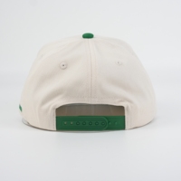 Op maat gemaakte logo 5-panel A-frame baseball caps - 100% katoen handborduurwerk flanel/poplin stof unisex volwassenen