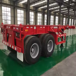 Remolque de Transporte de Contenedores de 20 pies y 40 pies y Semirremolque de Plataforma Plana de 3 Ejes - Product Image 5